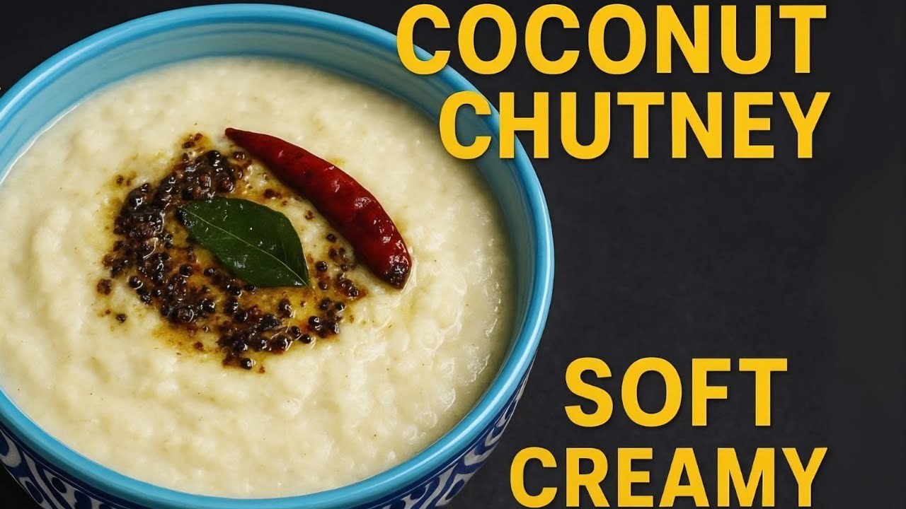 The best coconut 🥥 chutney for Idli and dosè!