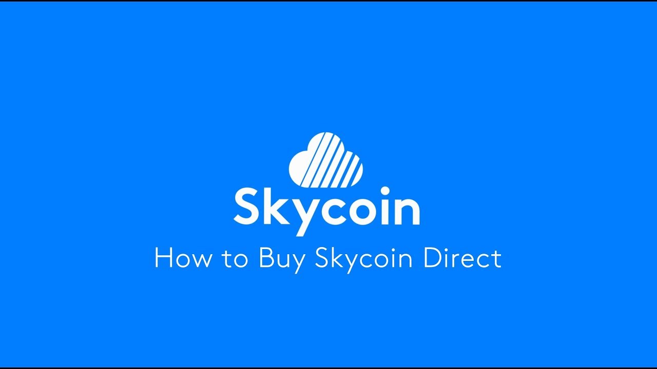 How To Buy Skycoin Direct From Skycoin.net