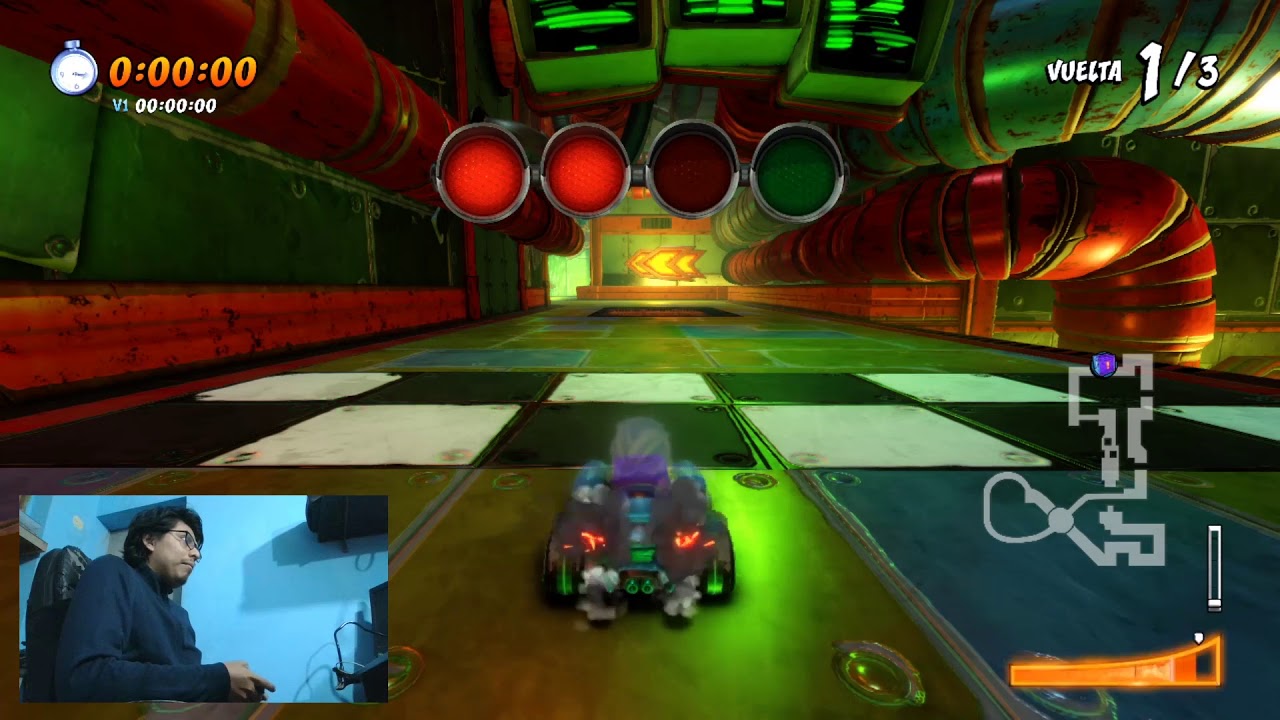 Guía para vencer a los desarrolladores #17 - Laboratorio N'Gin - CTR Nitro Fueled | Nintendo Switch