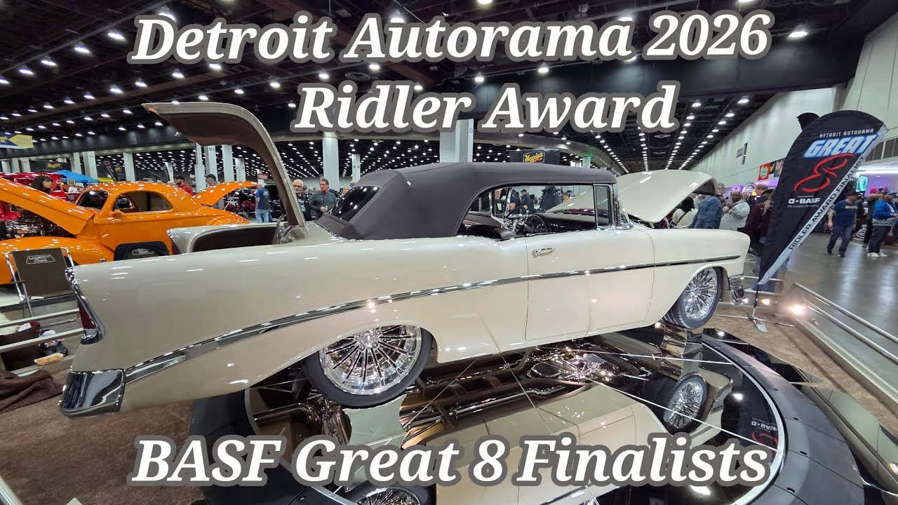 Detroit Autorama 2026 - Ridler Award Great 8 Finalists - Recorded in 4K 