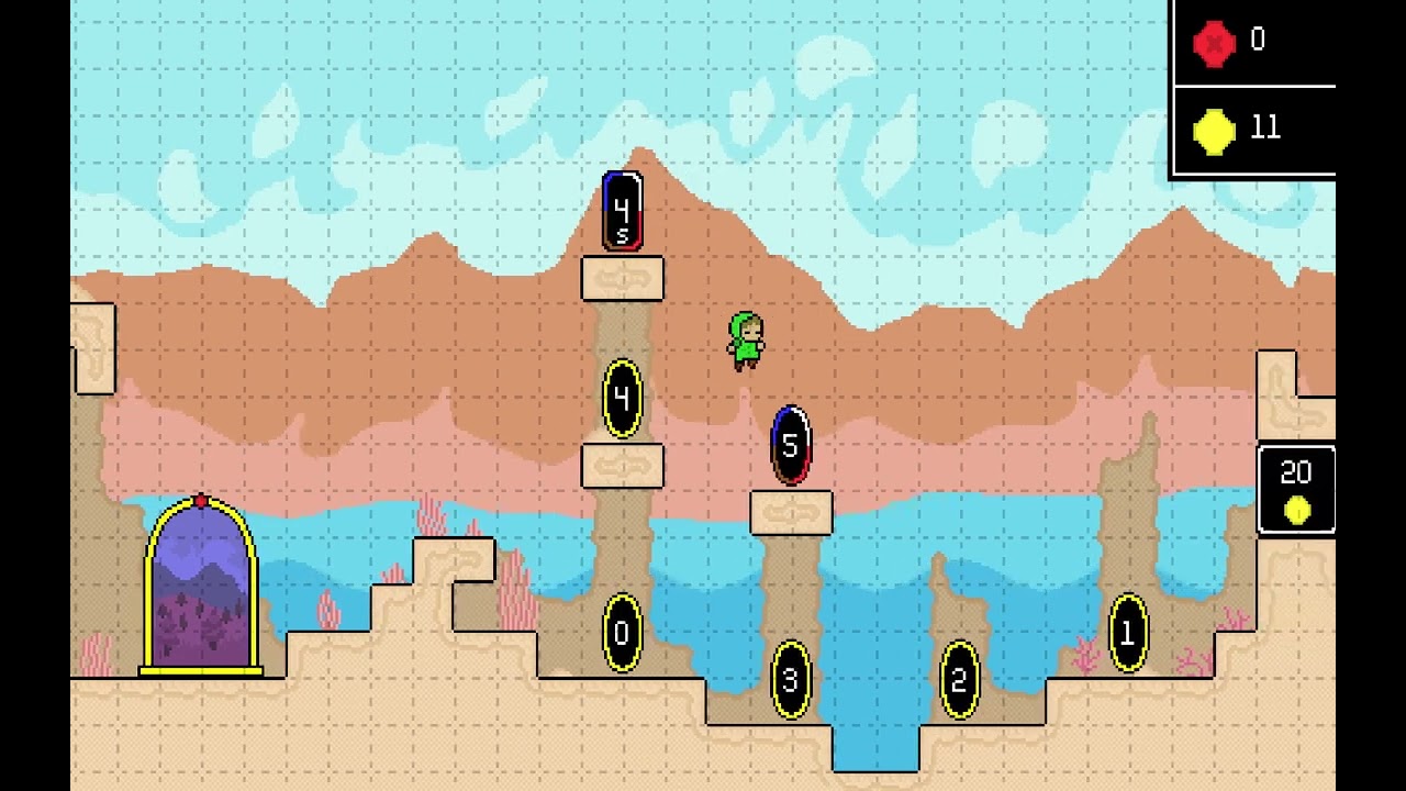 Elementalist — Collect power-up elements to solve tricky platforming levels