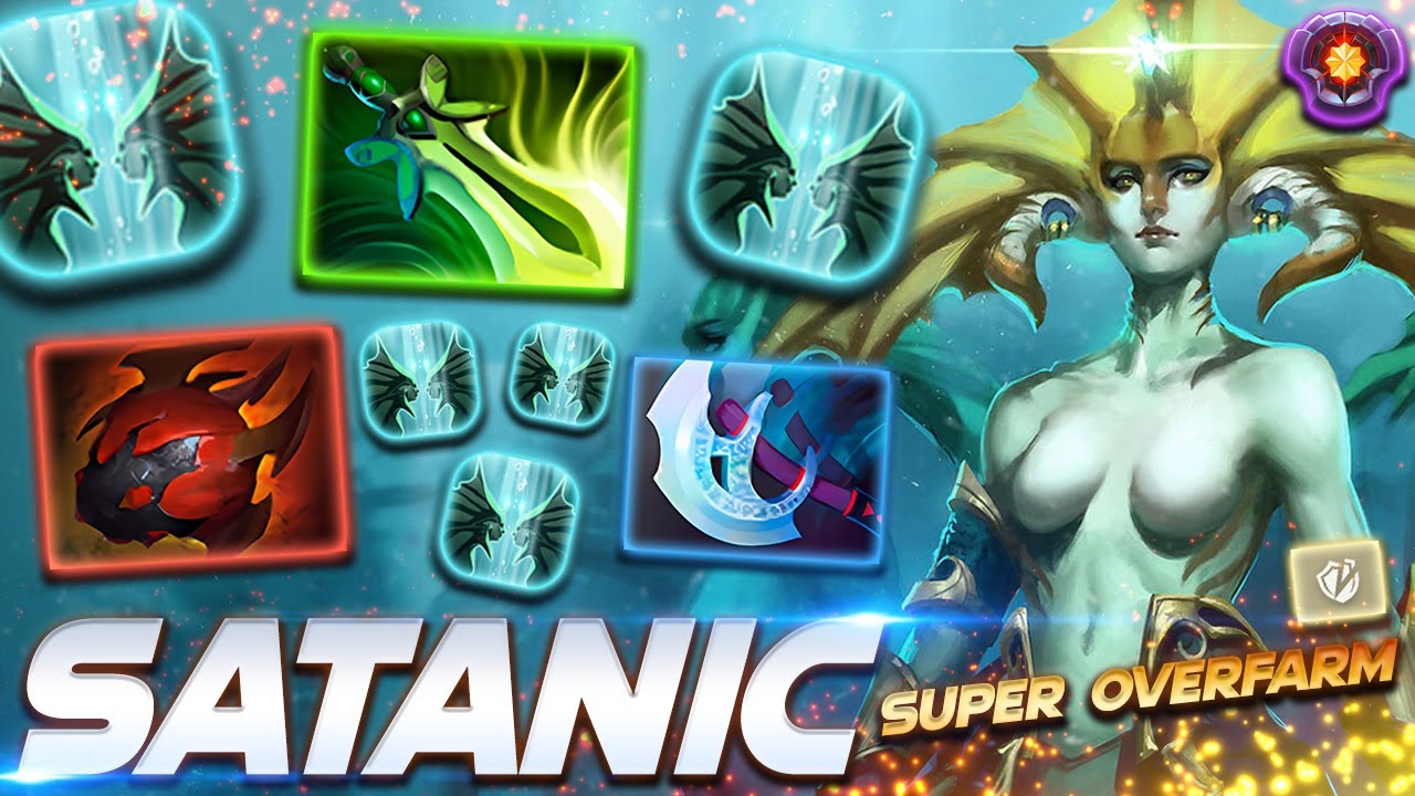 Satanic Naga Siren - Dota 2 Pro Gameplay [Watch & Learn]