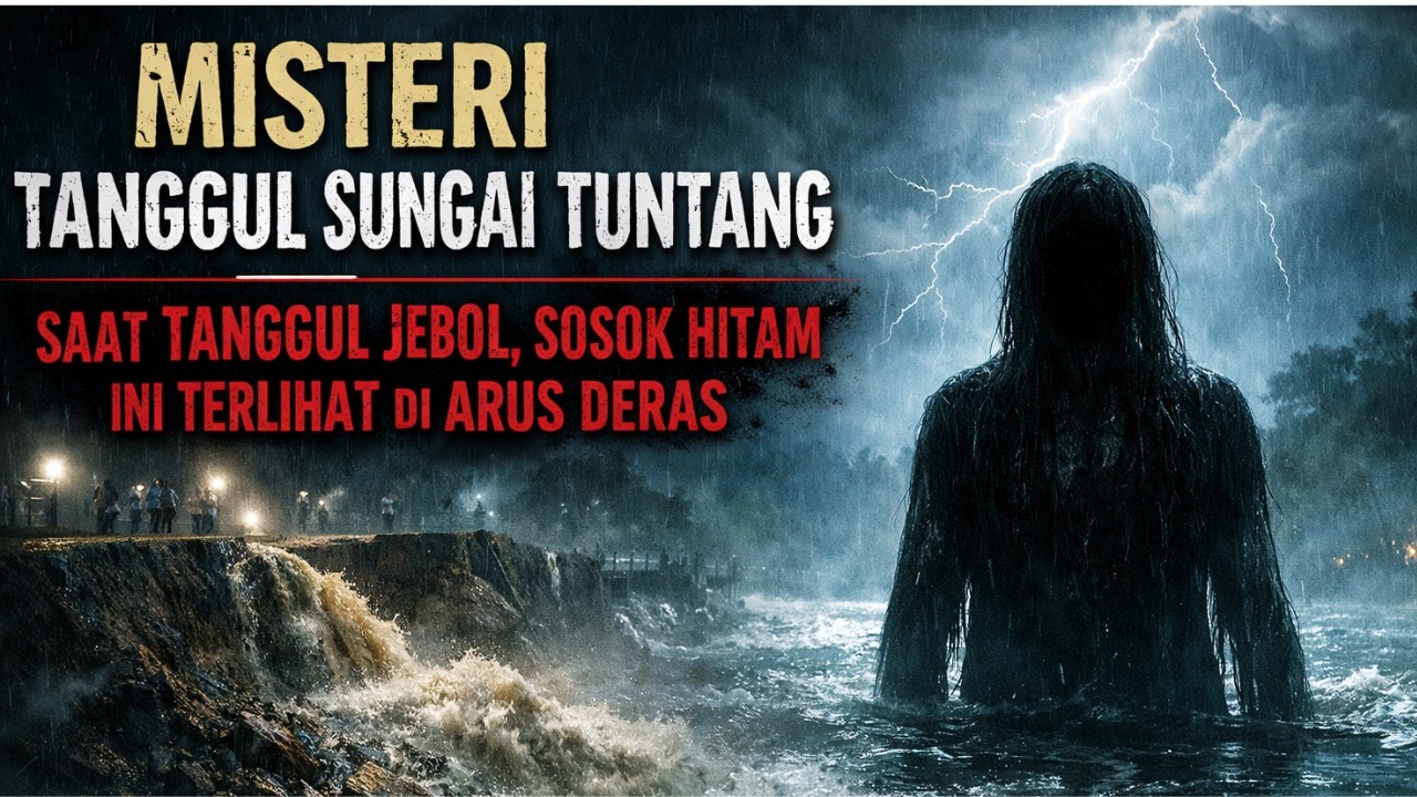 TANGGUL SUNGAI TUNTANG JEBOL TENGAH MALAM… WARGA MELIHAT SOSOK BERDIRI DI TENGAH BANJIR!