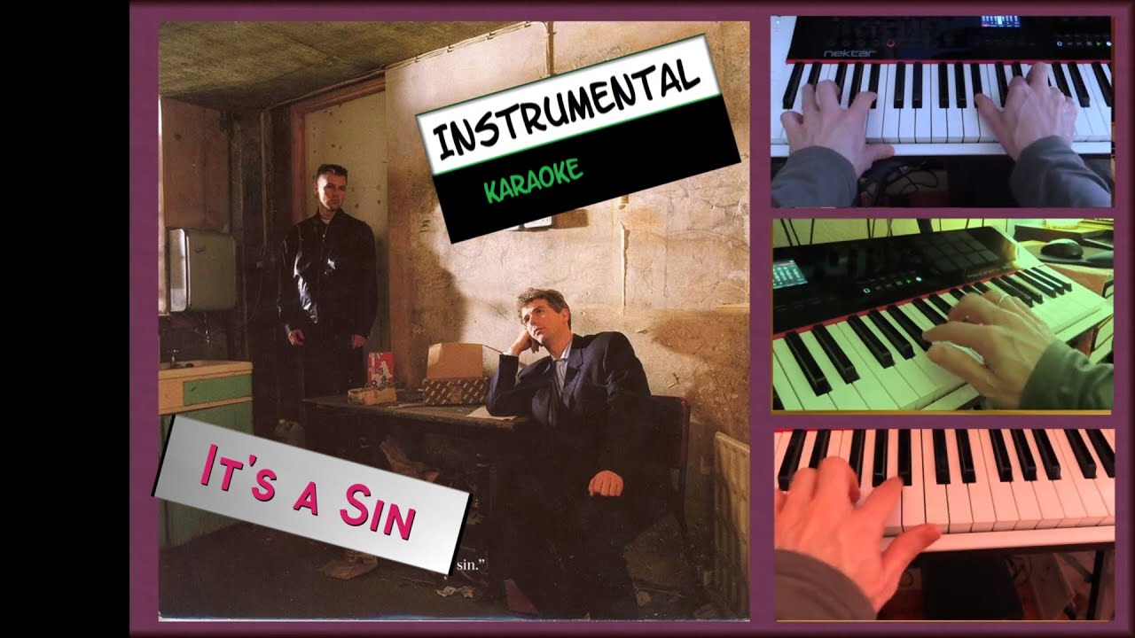 It’s a Sin - Pet Shop Boys - Instrumental with lyrics  [subtitles] 1987