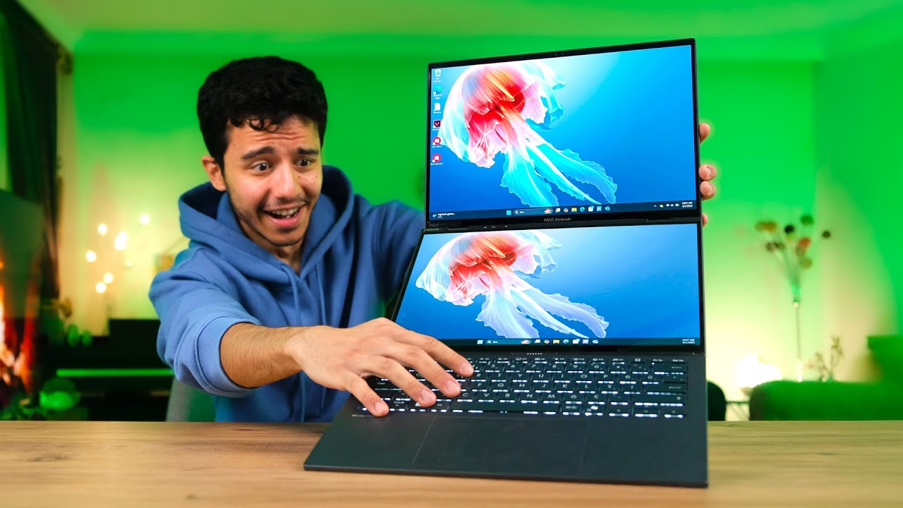 Çift Ekranlı TABLETE DÖNÜŞEN Laptop! (Asus Zenbook Duo)