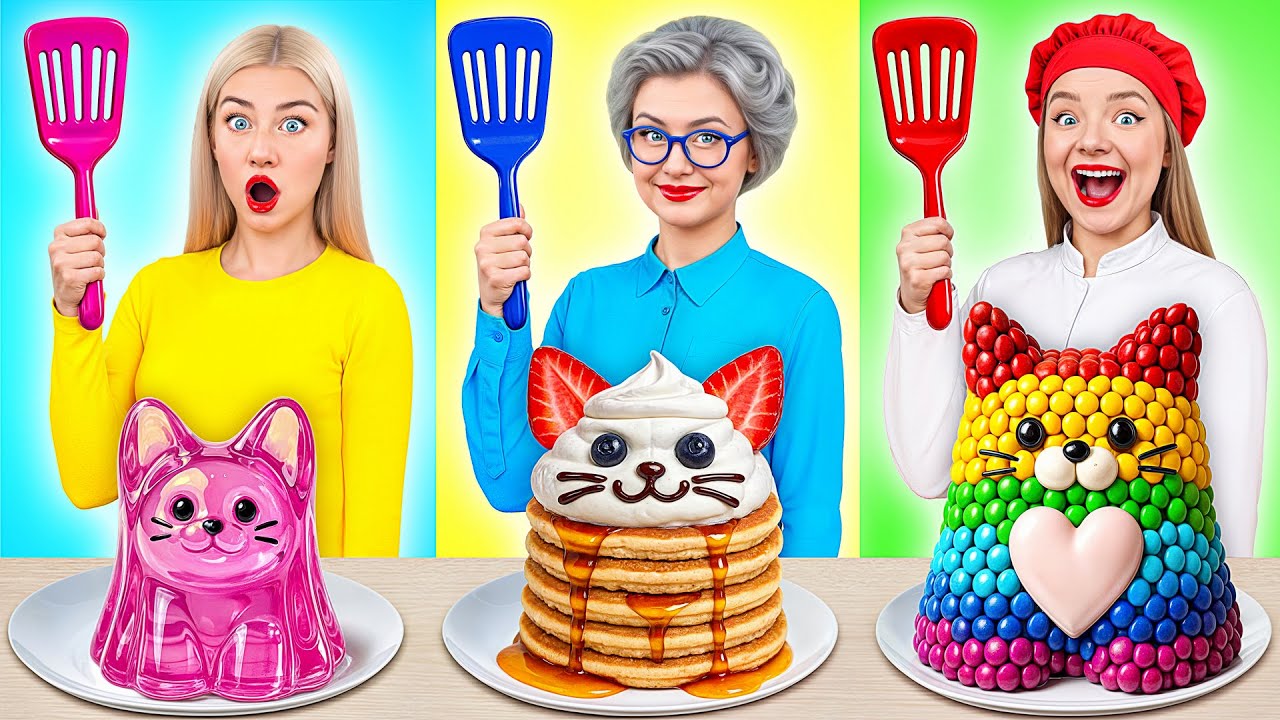 Me vs Grandma Cooking Challenge | Amazing Hacks and Tricks by Multi DO Smile