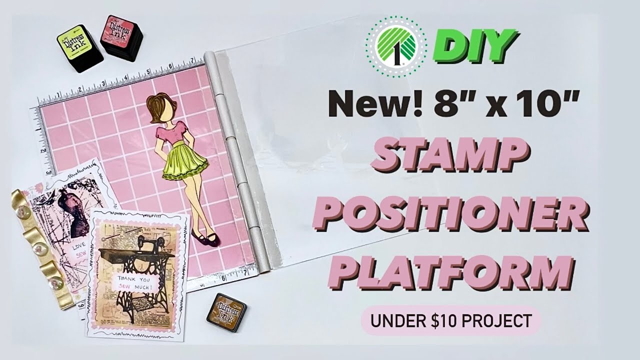 Dollar Tree DIY Amazing Stamp Platform 8 x10 - Stamping Tool 💚