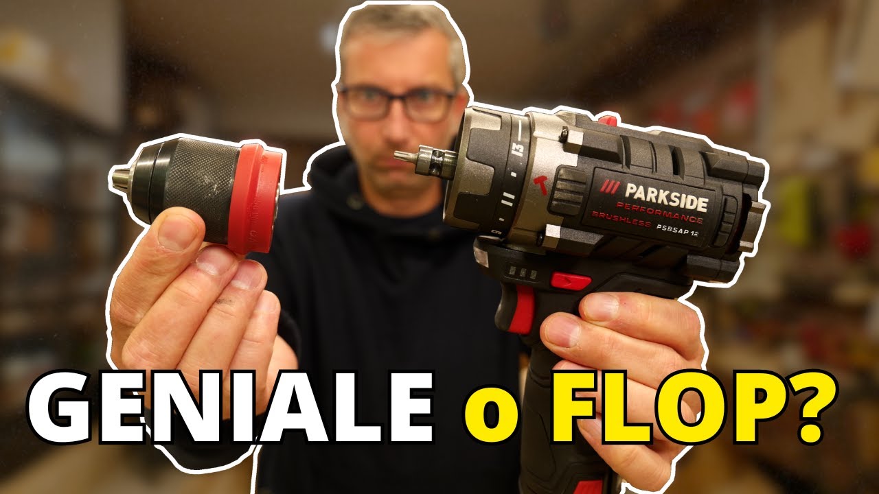 Il trapano Parkside 12V con mandrino staccabile: GENIALE o LIMITATO?