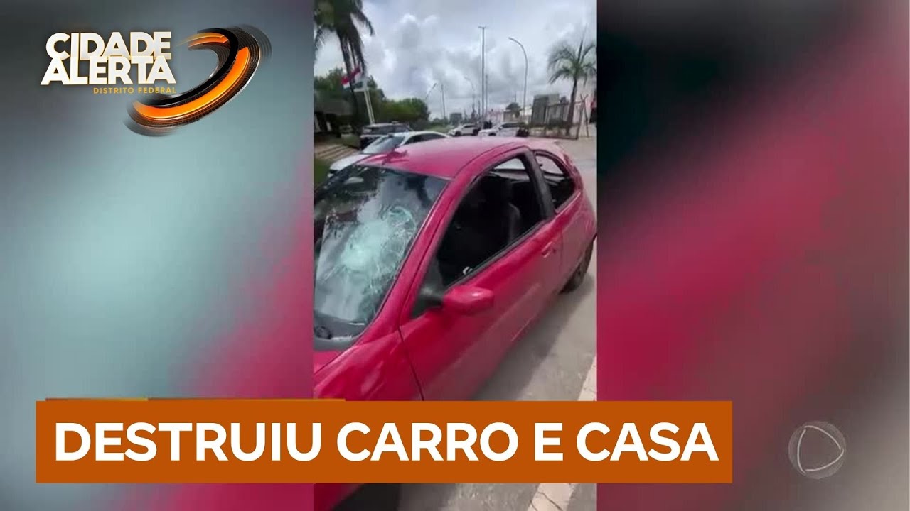 Homem extorque pais idosos, destrói casa e exige R$ 6.000 em Arniqueira (DF) | Cidade Alerta DF
