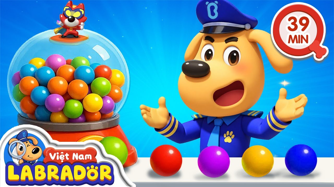 🧹Thử thách việc nhà của Dodo | Máy kẹo nổ | Hoạt hình thiếu nhi 👮 Cảnh sát trưởng Labrador Vietnam 🚔