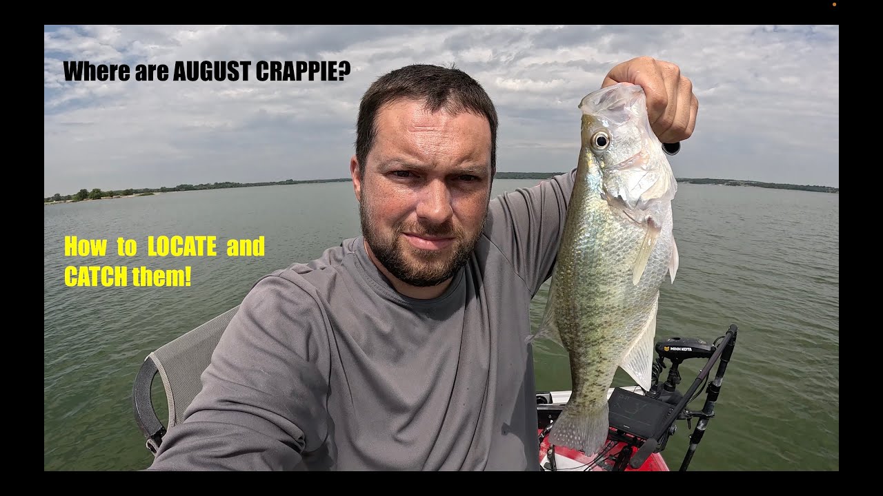 HOW to LOCATE and CATCH FINICKY August CRAPPIE! SLABS TOO!