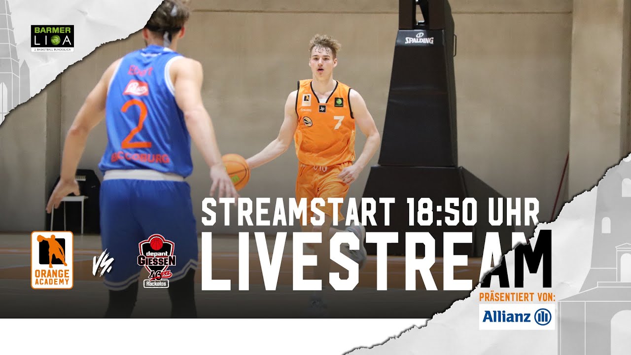 LIVE: OrangeAcademy vs. Depant GIESSEN 46ers Rackelos