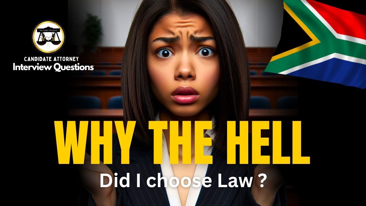Candidate Attorney Salaries Aside, Do you know why you chose law?