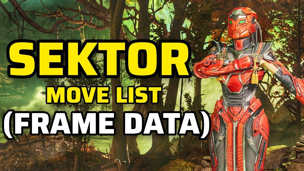 Mortal Kombat 1 | Sektor All Move List (FRAME DATA) | All Special Moves
