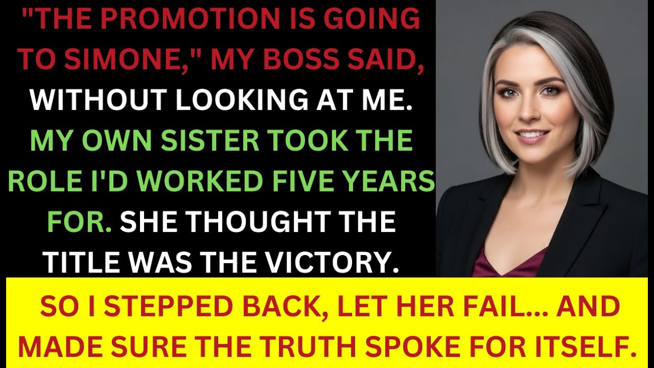 My Sister Took My Promotion — I Exposed the Truth and Took Back My Career