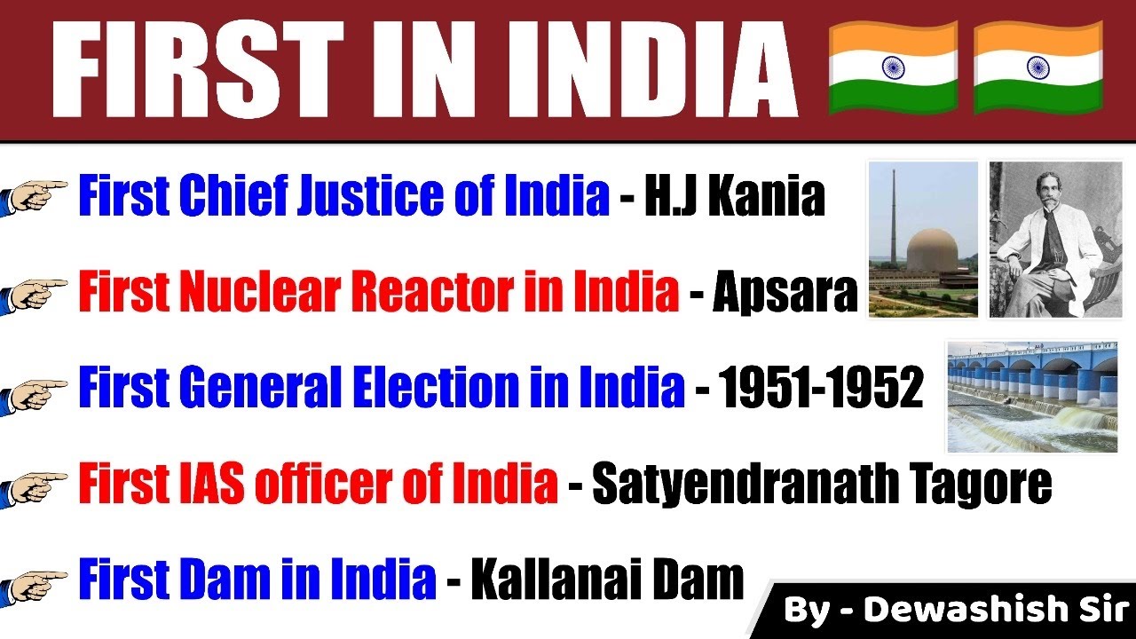 First In India | Important Static Gk | Current Affairs 2023 | By Dewashish Sir