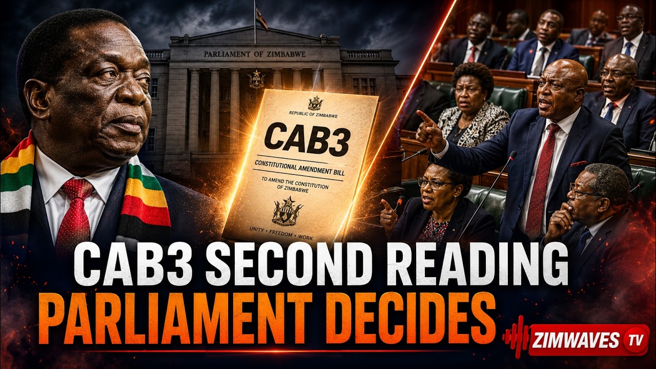 CAB3 Second Reading LIVE Zimbabwe Parliament Debates Mnangagwa 2030 Bill