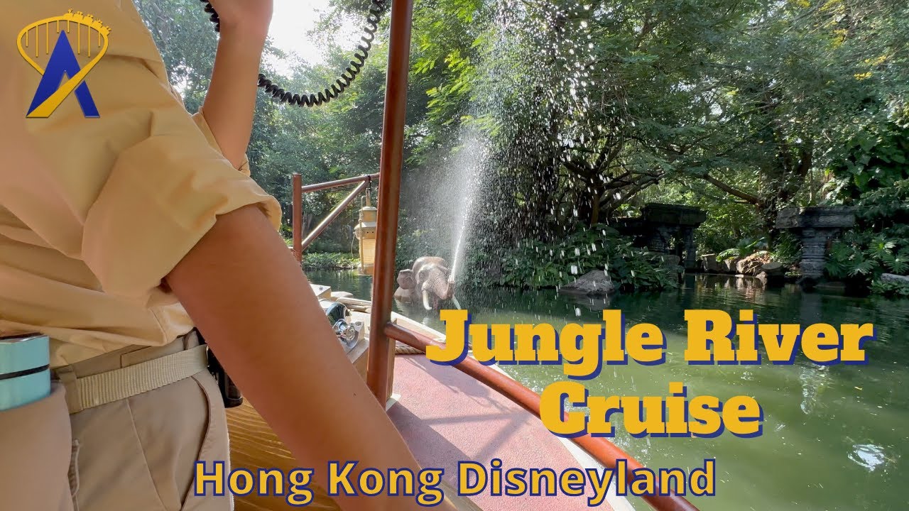 Jungle River Cruise POV at Hong Kong Disneyland