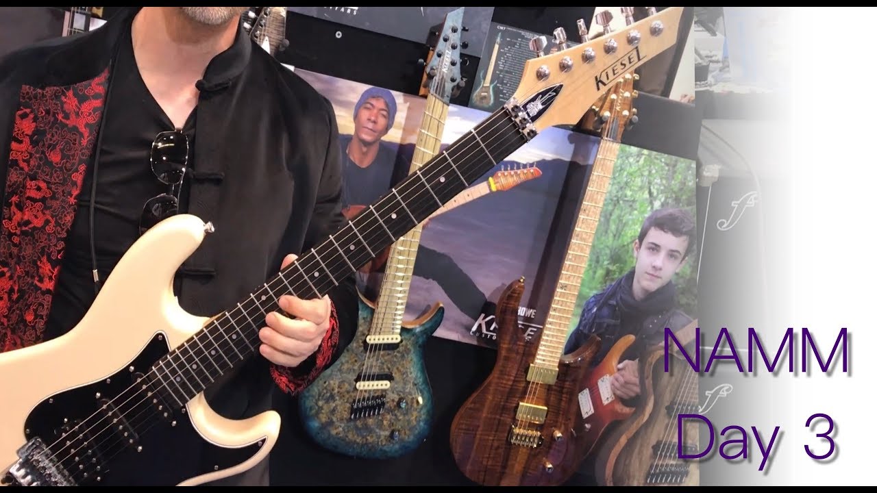 NAMM 2018 | Day 3 | Artist Performances, Kiesel Jason Becker Guitar, Friedman Guitars, BluGuitar