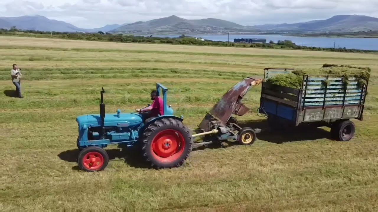 valentia Island silage part 2 single chop tarrup double chop old school silage machinery zetor david