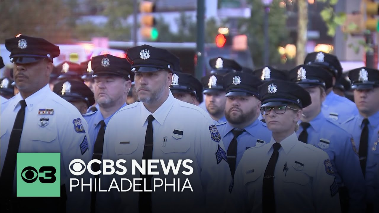 Funeral procession for fallen Officer Jaime Roman passes through streets of Philadelphia