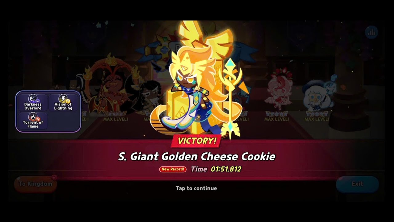 Boss Rush Season 2-2: Stage 30 (Hard) 100% in 111 sec - Cookie Run Kingdom