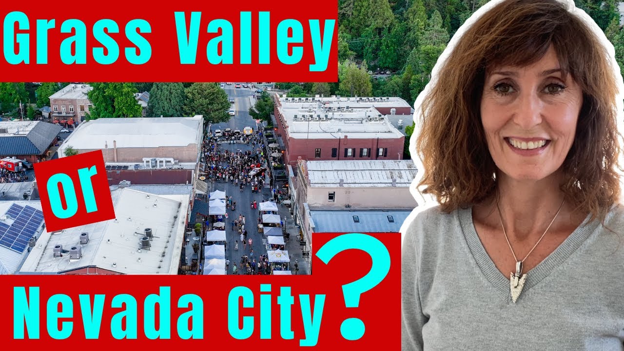 Grass Valley VS Nevada City | Nevada County California DRONE