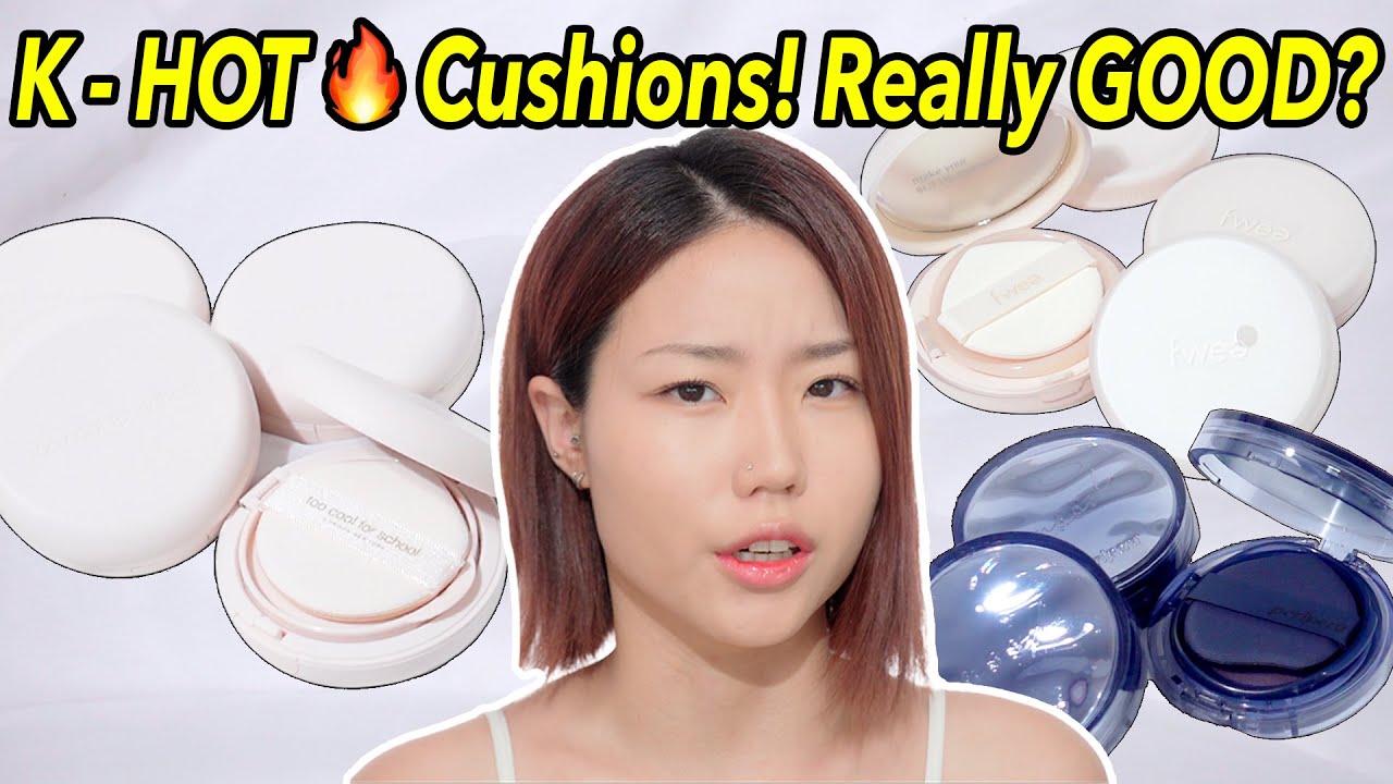 Are they really good? 🌟HONEST REVIEW🌟 | Toocoolforschool, peripera, fwee cushion comparison