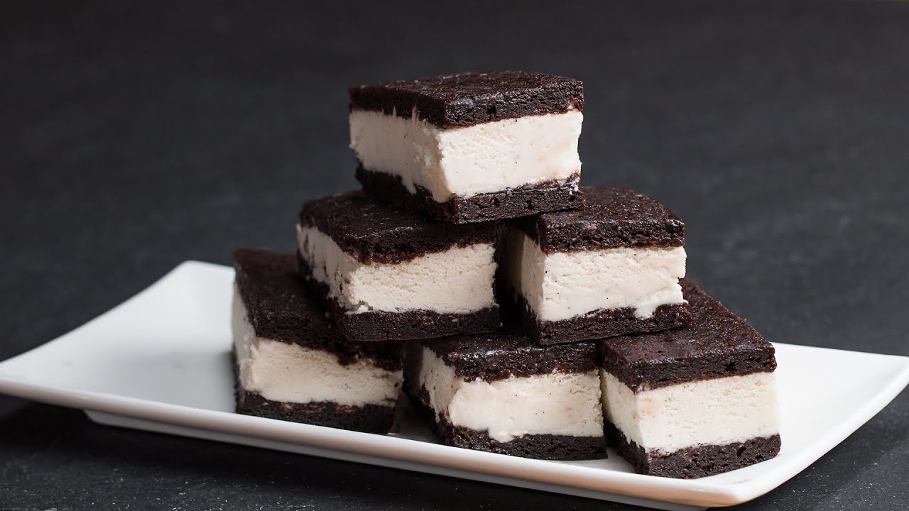 Brownie Ice Cream Sandwiches