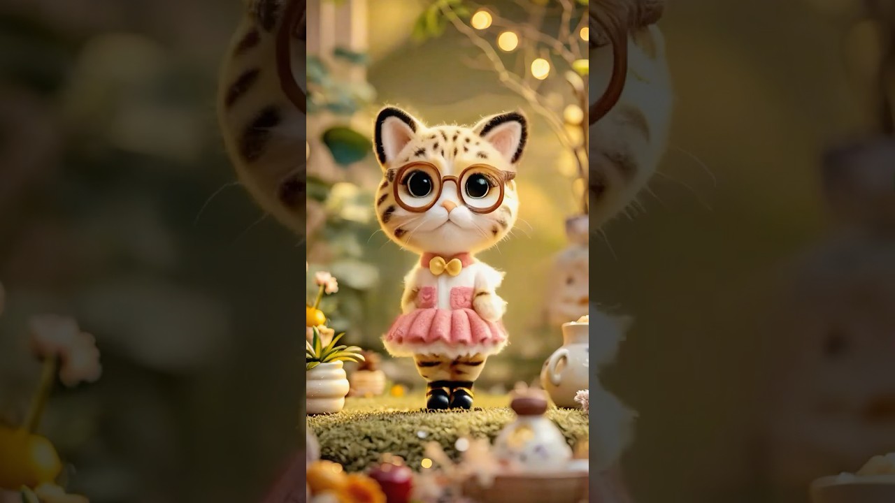 眼鏡貓跳舞｜Spectacled cat dancing