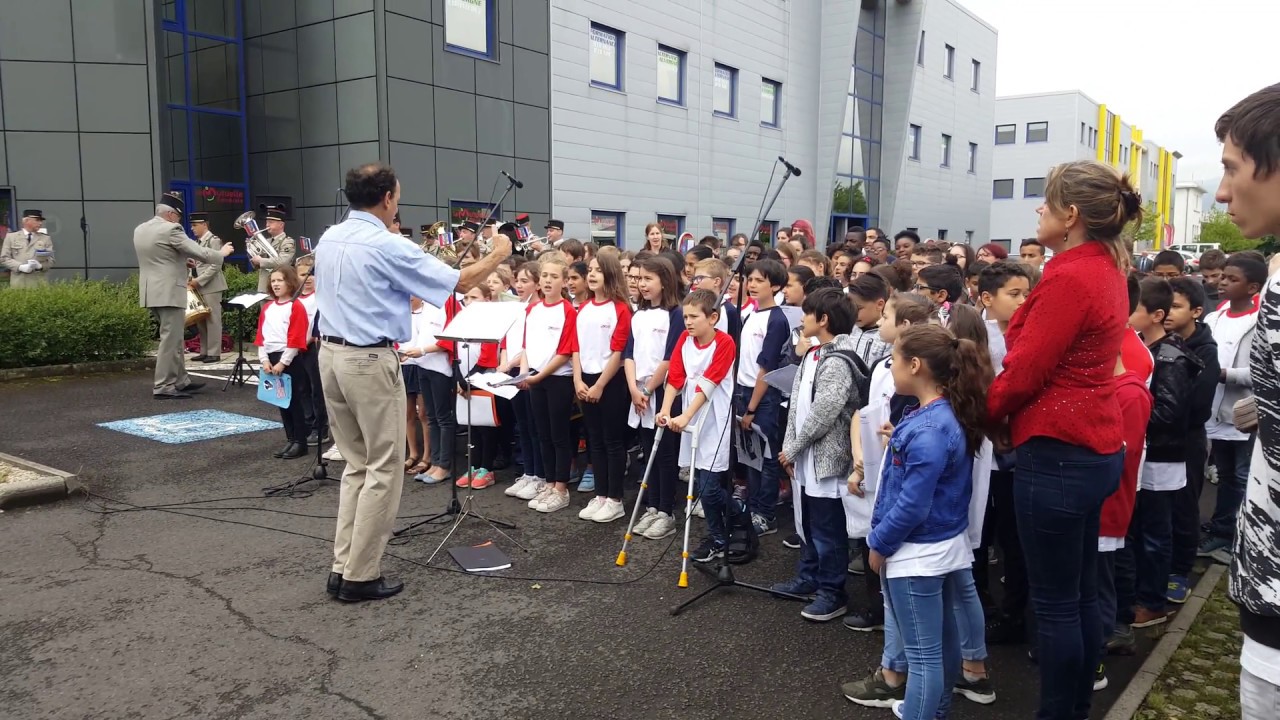 28 mai 2018 Projet La Fayette Memorial Day Clermont-Ferrand Chant Blowin' in the Wind