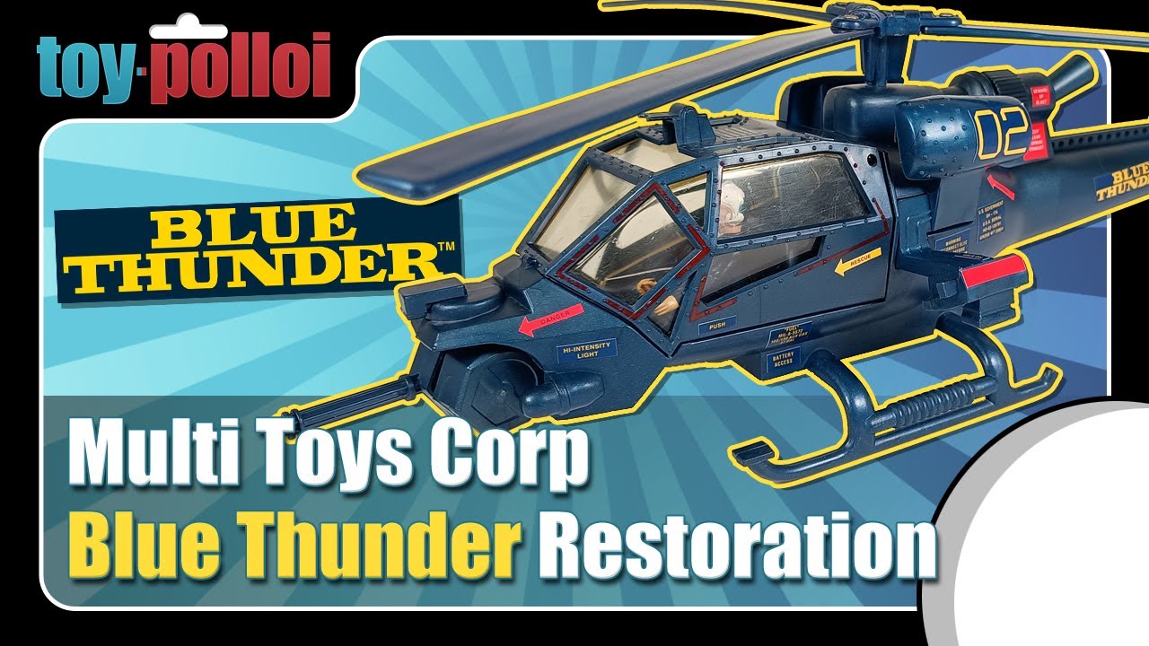 Vintage Blue Thunder Toy Restoration - Toy Polloi