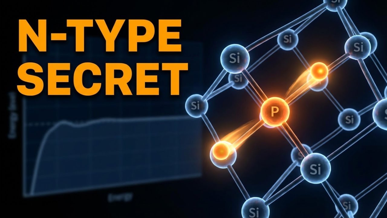 How N-Type Semiconductors work? Visualized in 3D (IITJEE/NEET)