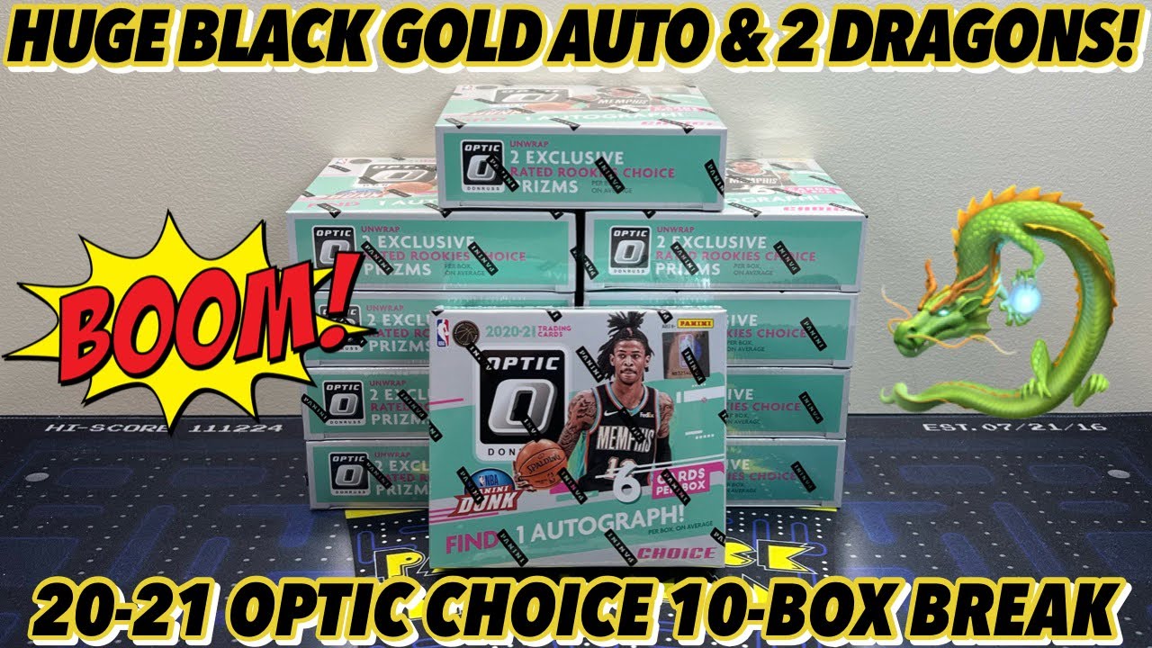 ОГРОМНЫЙ ЧЁРНО-ЗОЛОТОЙ АВТОМОБИЛЬ И 2 ДРАКОНА! 🤯 | 2020-21 Panini Donruss Optic Basketball Choice...