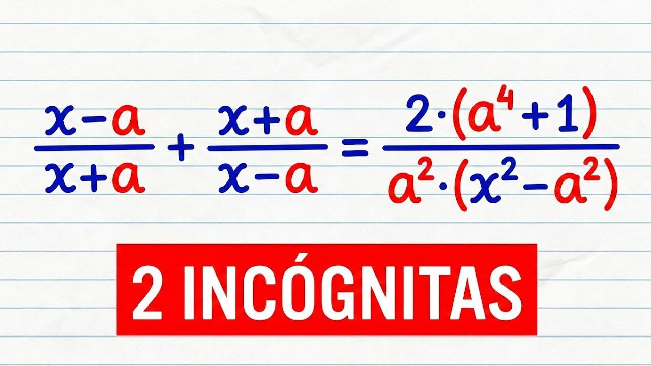 Equação do 2 Grau com 2 Incógnitas: X em Função de A