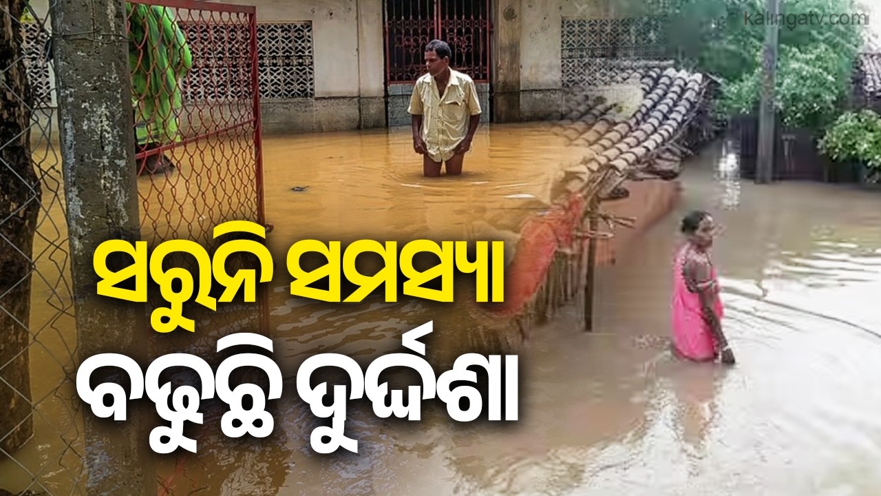 Three-Foot Floodwaters Inundate Area Near Baitarani River Breach Repair Site | Kalinga TV