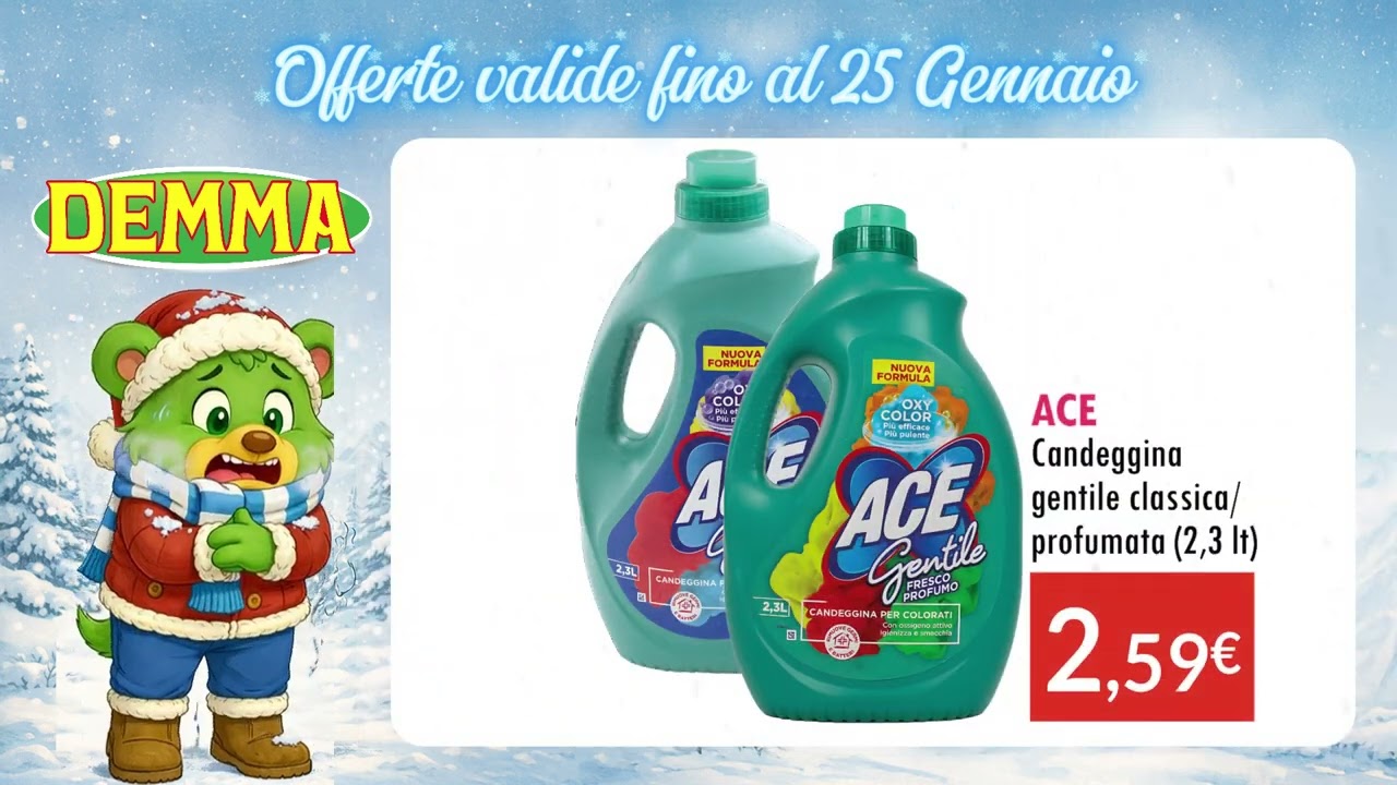 Spot 1 Demma offerte dal 12 Gennaio
