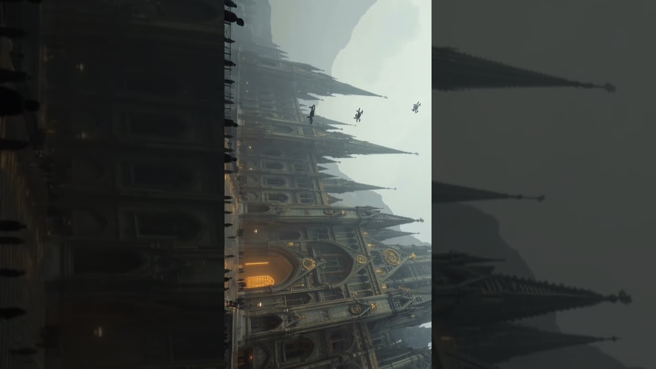 Day 26 -🌫️ Neo-Gothic City: The Future Wears Gothic