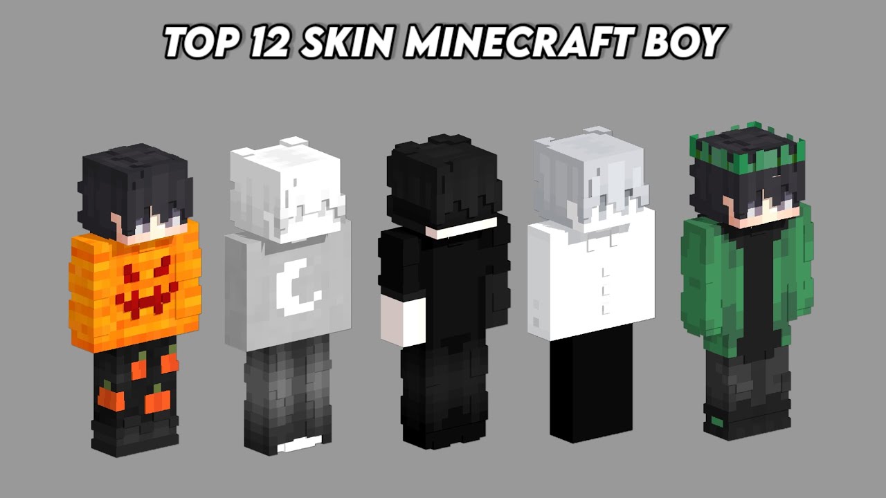 TOP 12 SKIN MINECRAFT BOYS | LINK MEDIAFIRE | part 1