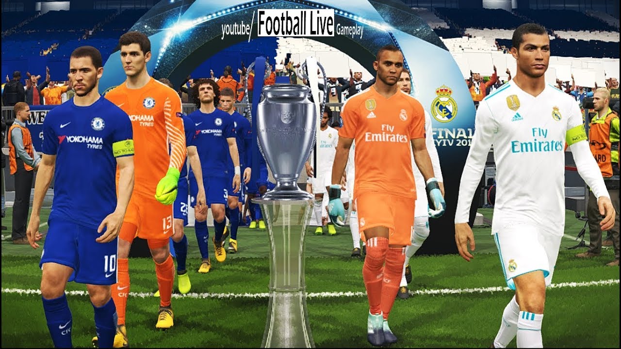 PES 2018 | Real Madrid vs Chelsea FC | Final UEFA Champions League - UCL | Gameplay PC