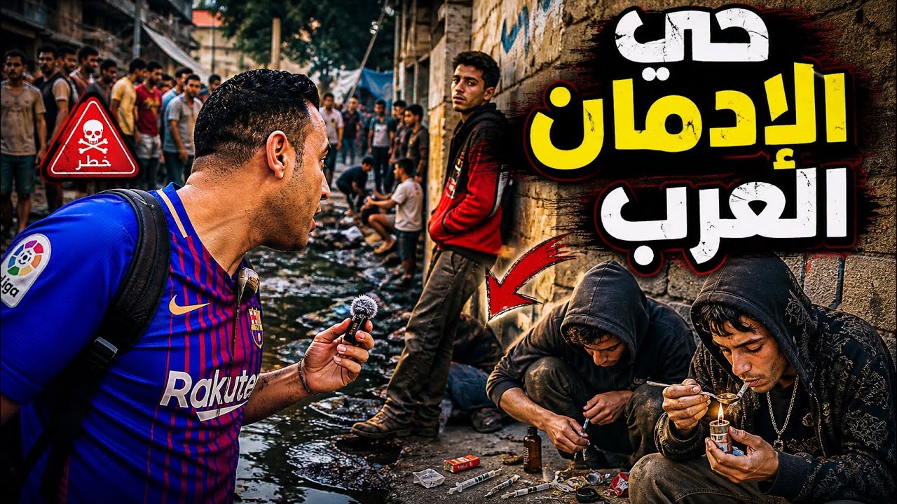 🤯😡اخطر حي في برشلونة حومة زومبي ماخلاونيشي نصور بغاو يضربوني