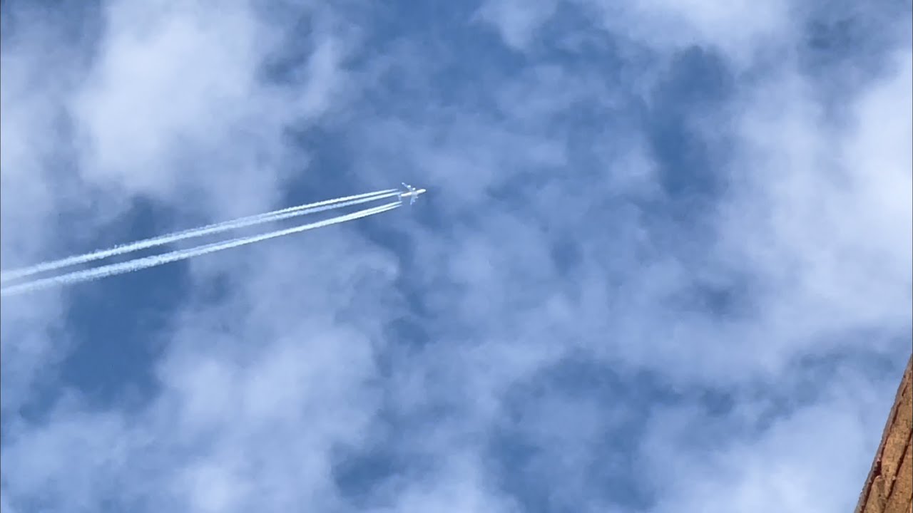Kalitta Air Boeing 744F [N708CK] trailing through the clouds