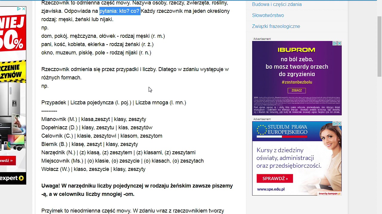 Lekcja rewalidacji dla uczniów kl. 4 w PSP Wolanów