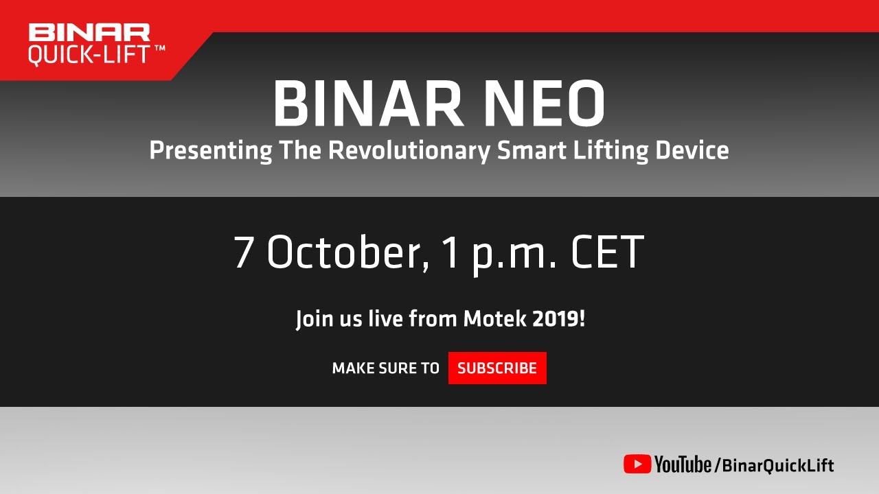 Binar Quick-Lift | Innovation Beyond Gravity