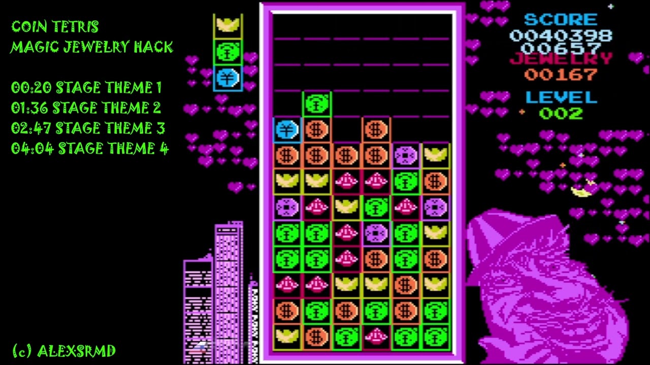 Coin Tetris (Magic Jewelry hack) [Famicom] - Music / Soundtrack