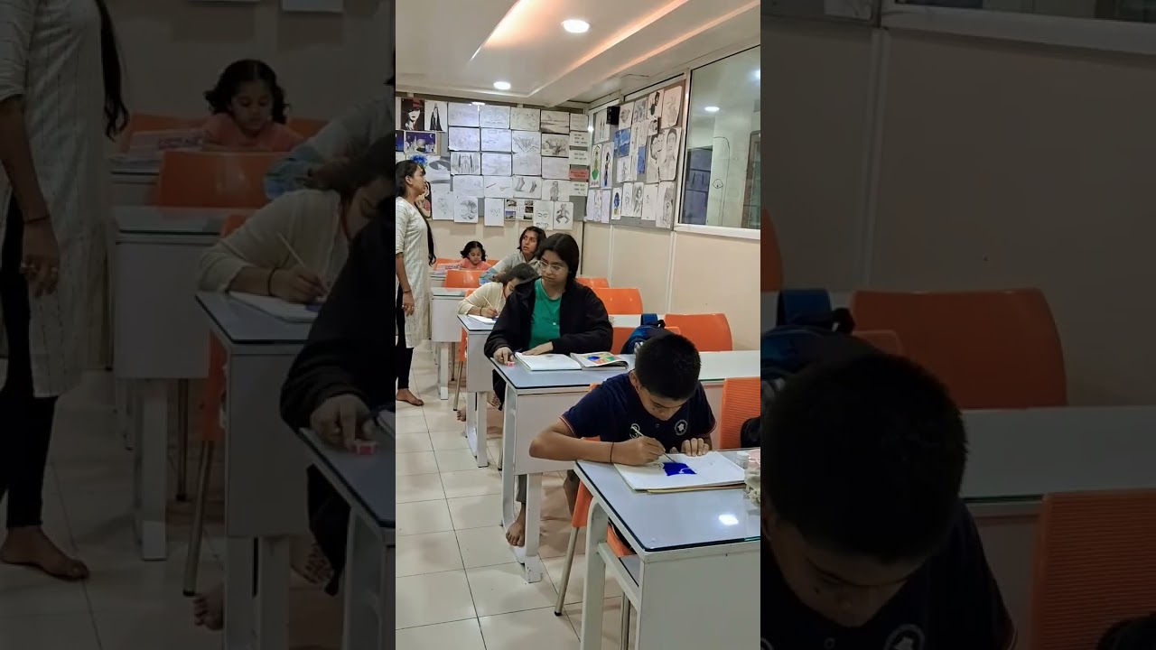 Drawing class @Idoodlekothrud #2023 #Elementary & Intermediate Drawing preparation