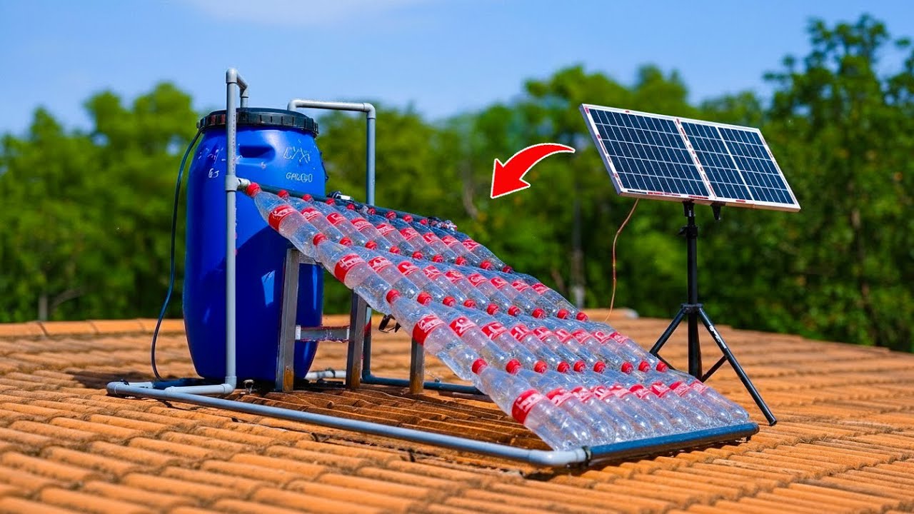 Бесплатная энергия для отопления! Получите горячую воду прямо дома с помощью простого изобретения с