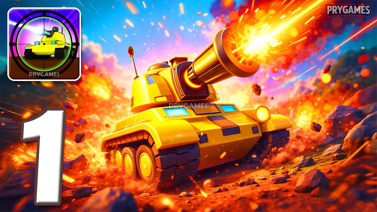 Tank Shooting : Bang Bang - Gameplay Walkthrough Part 1 - Tank Sniper Shooter (Android, iOS)