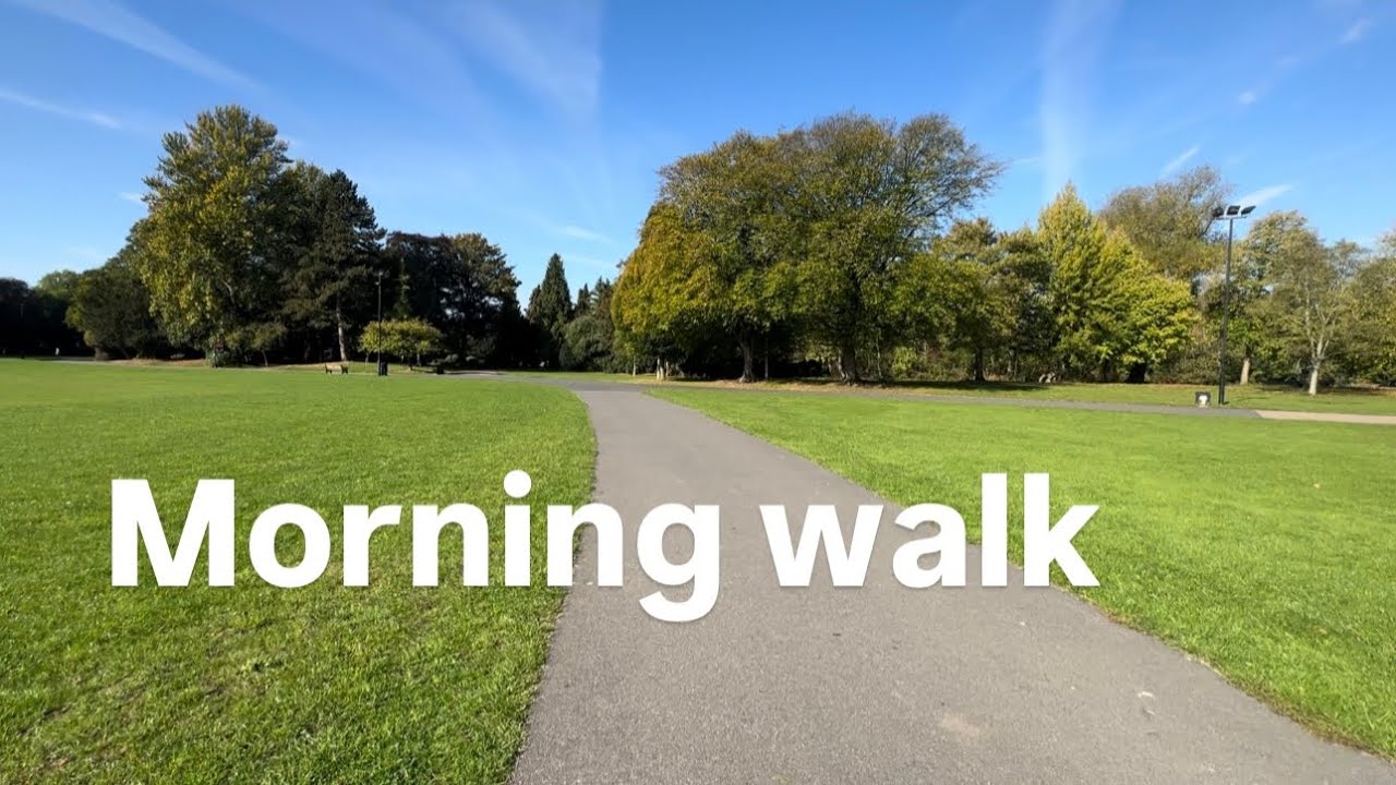 Riverside morning walk 