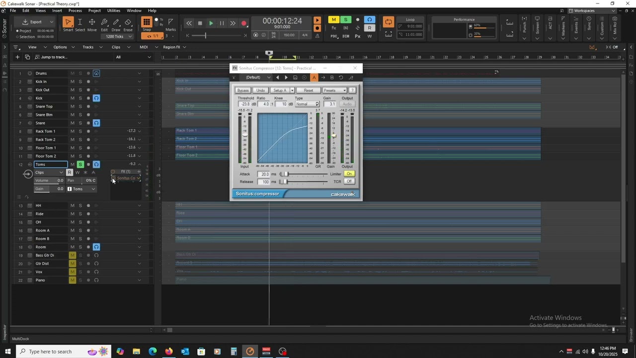 How To Compress Drum Toms In 5 Minutes Or Less